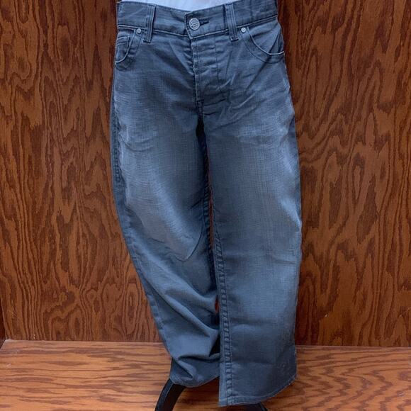William Rast Other - William Rast Gray Jeans Ren Straight Low Rise Stretch Size 34 Designer Denim